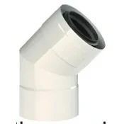 Almeva Almeva LAB koleno za odvod dimnih plinov DN125/180 45° APBB42