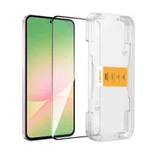 ENKAY Easy Install High Alumina zaščitno steklo za Samsung A37/A57, Črn rob
