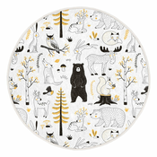 Rumena/bela otroška preproga o 100 cm Comfort – Mila Home