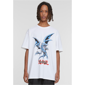Yu-Ghi-Oh Blue Eyes White Dragon Heavy Oversize Tee white