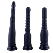 HiSmith HSA01 Anal Training Kit Silicone KlicLok Black 3 pcs
