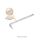shumee Nasadni ključ L-tip 3/4 400 mm teger