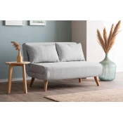 Atelier del Sofa Dvosed na razvlacenje Folde 2 Sivi