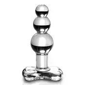 Pipedream Icicles No. 47 Clear Glass Plug 10.5cm Hypoallergenic OIC019A