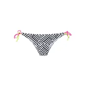 BUFFALO Bikini hlačke neonsko rumena/roza/črna/bela
