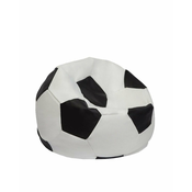 Atelier del Sofa ATELIER DEL SOFA Football Kids Pouf - Black, White vrtna sedežna vreča, (20802818)