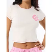 Sinsay - Pamucni crop top - nude
