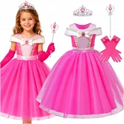 Korbi Kostum princese Aurore – roza, 110