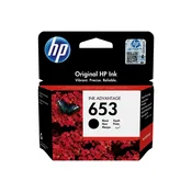 HP 653 originalna črna kartuša Ink Advantage