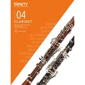 Trinity College London Clarinet Exam Pieces from 2023: Grade 4