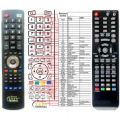 General REFLEXION TDD-1900, TDD-1505 - compatible General-branded remote control