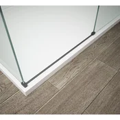 POLYSAN ESCA Črna Mat Prelivna Lišta za Tuš Kabine 1200mm