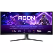 AOC AGON PRO AG346UCD ukrivljen gaming monitor - 86.4cm (34), UWQHD (3440 x 1440), QD-OLED, 1800R,