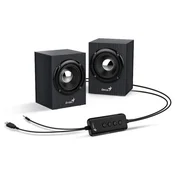 GENIUS SP-HF385BT wood zvucnici crno sivi