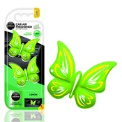 slomart Osvežilec zraka AROMA CAR, metulj, limona, 2 kosa