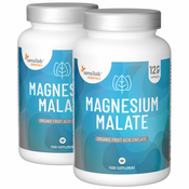 Essentials Magnezijev malat 500, visok odmerek - vegansko, 240 kapsul