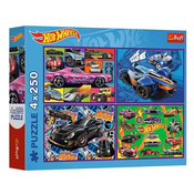 Trefl - Puzzle 4x250 Hot Wheels - 250 kosov