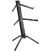 Konig & Meyer 18860 Sider Pro Sklopiv stalak za klavijature Adonized Black (Kao novo)
