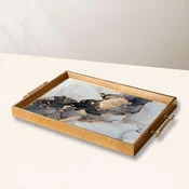 Aberto Design Poslužavnik TPEA10026 50 x 29 x 3.5 cm, Šareni
