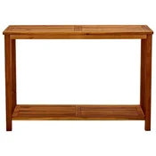 Vidaxl Vrtna konzolna mizica 110x40x75 cm trden akacijev les