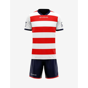 KIT RUGBY BIANCO/ROSSO Tg. L