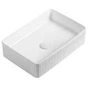 PICOBELLO pultni keramični umivalnik 50x34cm, bel - Bela - 50x13x34 cm - Sapho - 24 - Keramika - Pravokotnik - 500 - 130 - 340 - 14