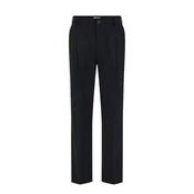 WE Fashion Chino hlače temno modra
