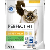 Perfect Fit Sensitive 1+, puran - 750 g