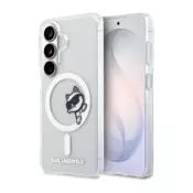 Maska Karl Lagerfeld IML Peekaboo Choupette MagSafe za Samsung S26/ S941B transparent