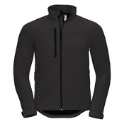 Mens Black Soft Shell Russell Jacket