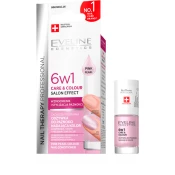 Eveline Nail Therapy 6v1 Care&Colour Pink - balzam za nohte 5 ml