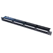 Patch panel OWIRE 19/1U Cat6/24 port