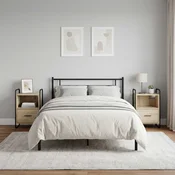 vidaXL Viseca nočna omarica 2 kos Sonoma hrast 40 x 30 x 60 cm