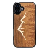 shumee Lesen ovitek Bewood za iPhone 16 Plus MOUNTAINS IMBUIA