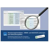 Abrechnungschecklisten - BEMA- und GOZ/GOÄ-Leistungen nach Behandlungsfällen