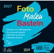Foto-Malen-Basteln Bastelkalender schwarz quer 2027