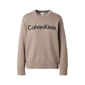 Calvin Klein Jeans Pulover svijetlosmeda / crna
