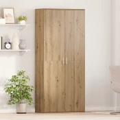 Visoki ormaric hrast artisan 80 x 35 x 180 cm Konstruirano drvo