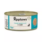 Ekonomicno pakiranje Applaws Cat u umaku 12 x 70 g - Filet tune
