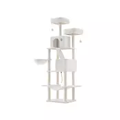 Songmics Mačje drevo 60x50x206 cm Belo
