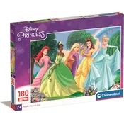 Clementoni Puzzle Disneyjeve princese 180 kosov