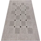Rugsx Preproga v videzu sisala FLOORLUX 20079 kvadrati 80x150 cm Siva