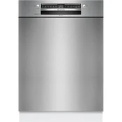 Bosch SMU4HBS02D Exclusiv Serie 4, 60 vgradni pomivalni stroj, cm, Home jeklo Connect, nerjavece