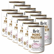 Konzerva Brit Mono Protein Rabbit, 12x400 g