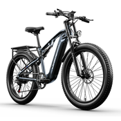 Shengmilo Električno kolo Shengmilo, e-kolesa za odrasle z baterijo 48 V 17,5 Ah, motor BAFANG 1000 W, 7 prestav Shimano, gorska kolesa Fat Tire, (21142336)