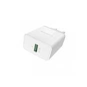 Canyon Mrežni polnilnik H-24, 1x USB-A, Quick Charge 3.0, 24W, bela