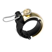 INF Klasična skrita kolesarska zvonec: Jasen zvok, kompaktna oblika Gold, (5000253049)