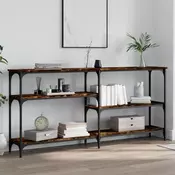 Konzolni stol boja hrasta 160x29x75 cm od konstruiranog drva