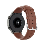 Remen za Huawei Watch GT2 Pro od prave kože - smedi