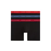 TOMMY HILFIGER Boksarice rdeča/temno rdeča/črna/bela